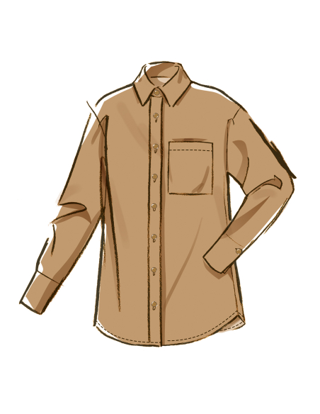 Patron McCall's 8611.AA (38-46) - Chemise boutonnée + short & pantalon coordonnés