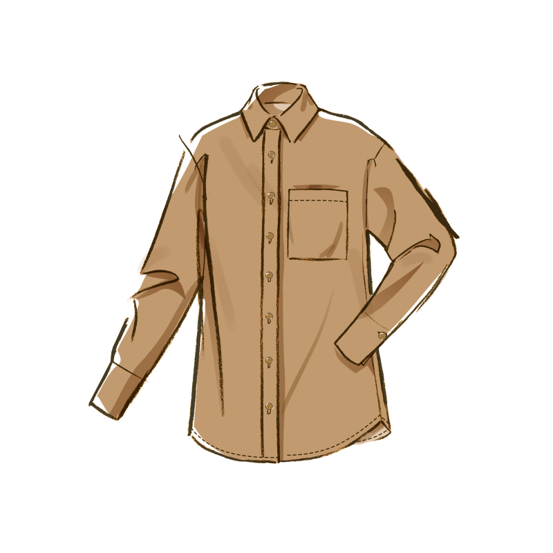 Patron McCall's 8611.BB (48-56) - Chemise boutonnée + short & pantalon coordonnés