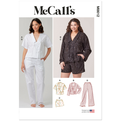 Patron McCall's 8612.BB (44-62) - Pyjama oversize & pantalon