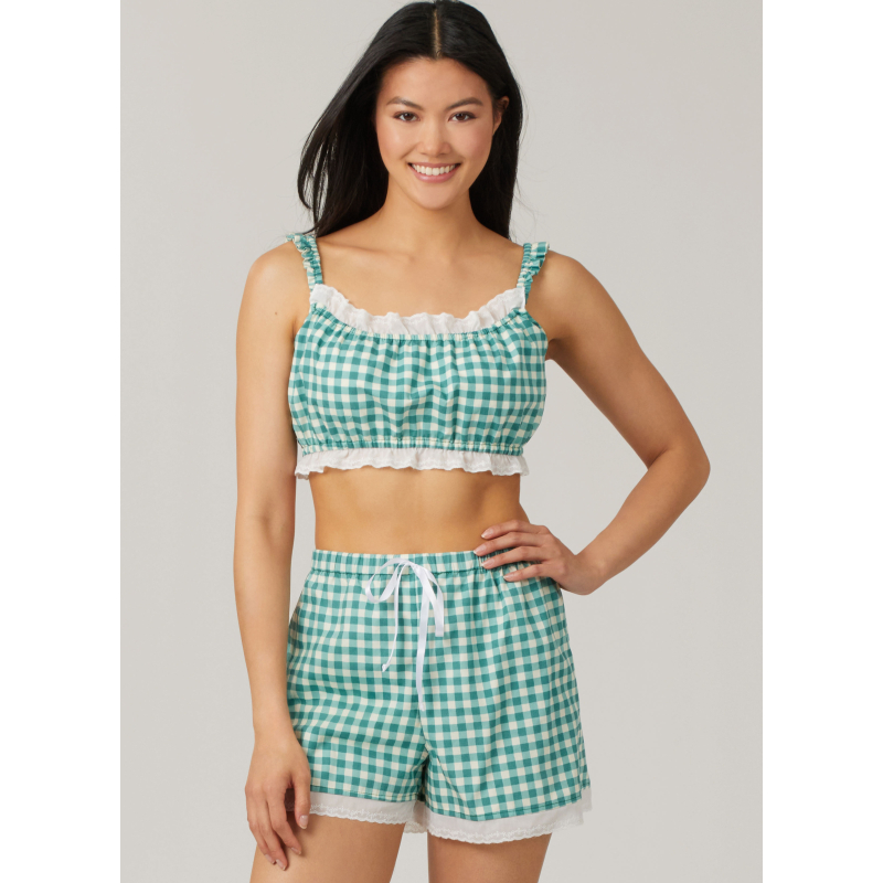 Patron McCall's 8613.A (32-54) - Bralette, Chemise et Short Coordonnés