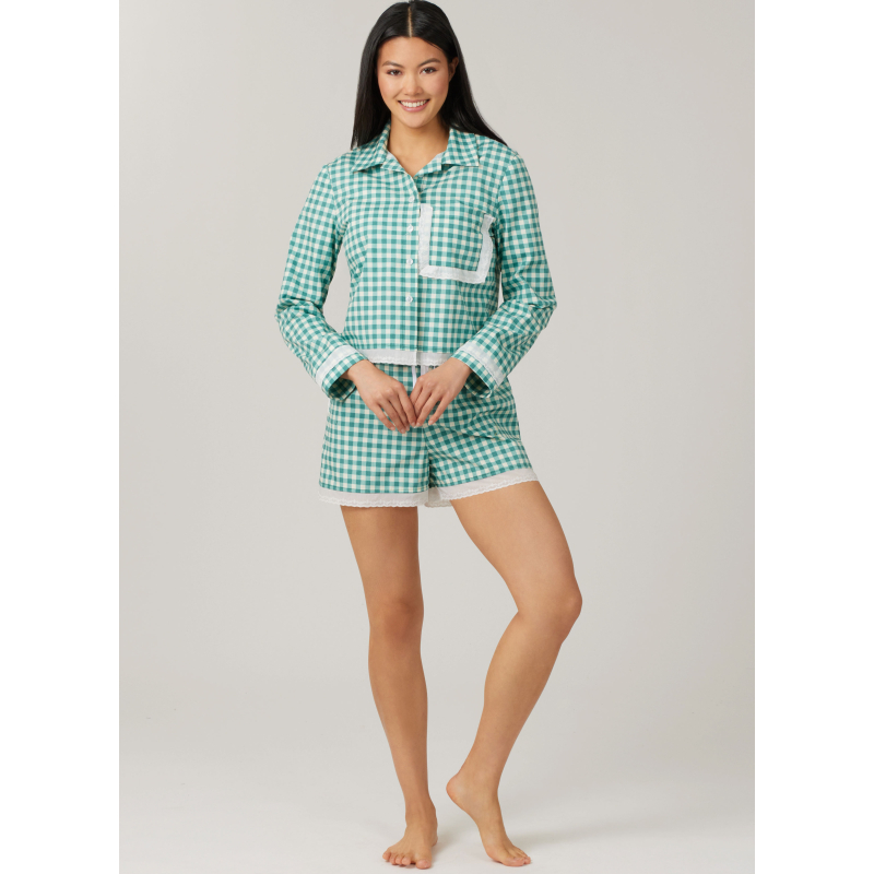 Patron McCall's 8613.A (32-54) - Bralette, Chemise et Short Coordonnés
