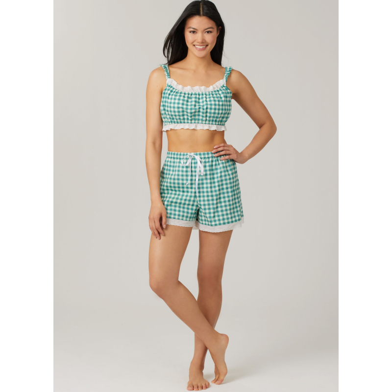 Patron McCall's 8613.A (32-54) - Bralette, Chemise et Short Coordonnés