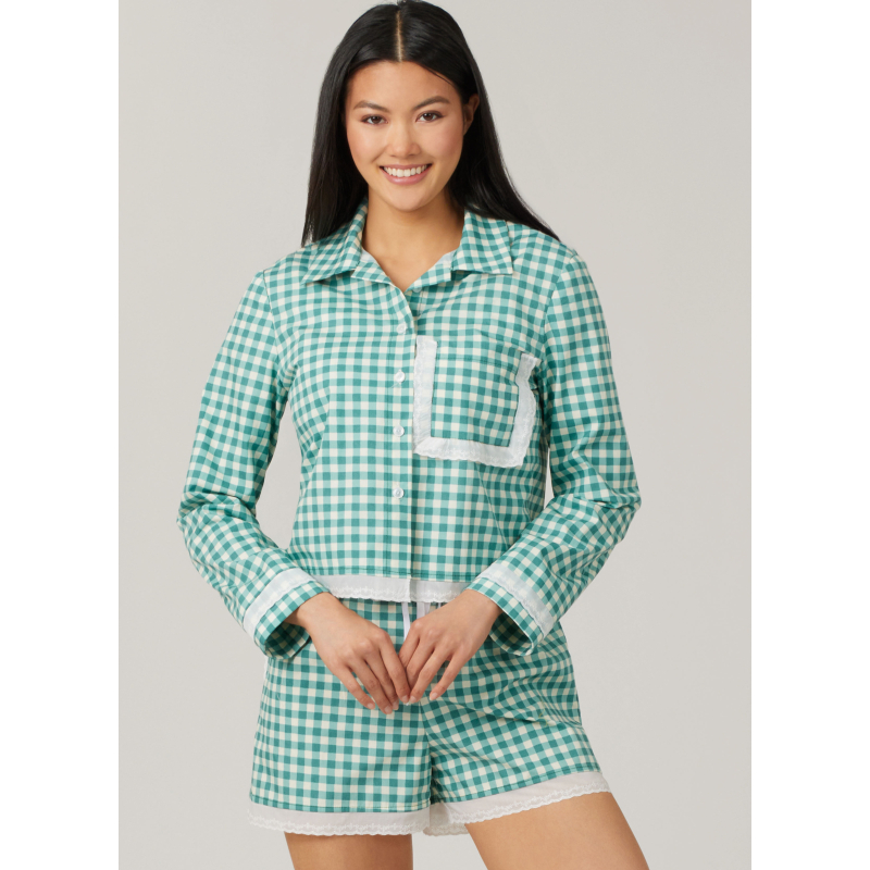 Patron McCall's 8613.A (32-54) - Bralette, Chemise et Short Coordonnés