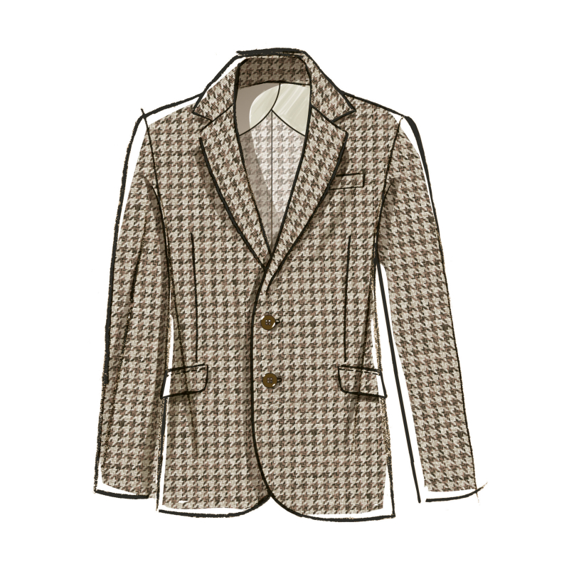 Patron McCall's 8614.A (32-54) - Blazer unisexe chic
