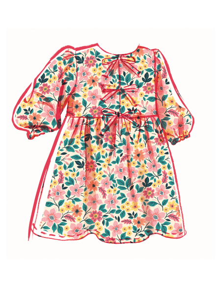 Patron McCall's 8618.HH (3-6) - Top, robe et pantalon fille