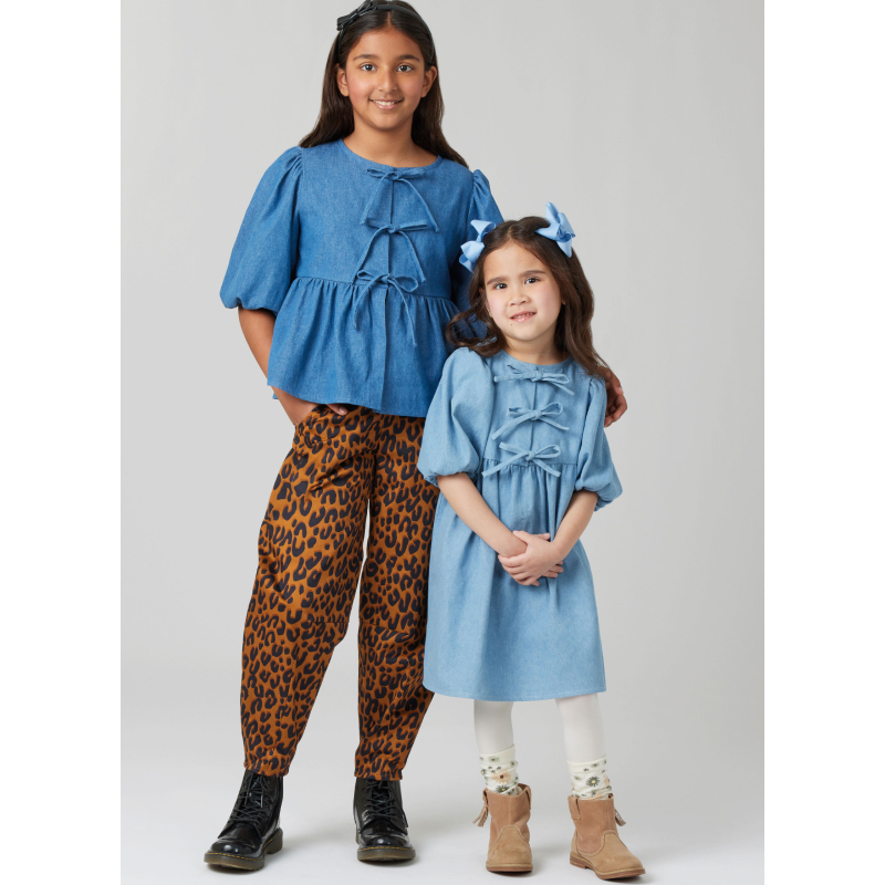 Patron McCall's 8618.HH (3-6) - Top, robe et pantalon fille