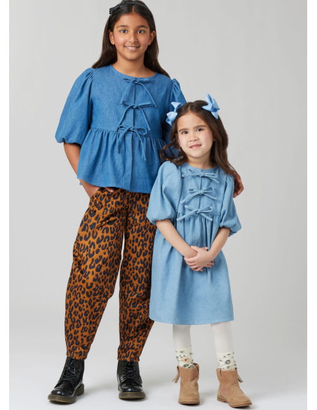 Patron McCall's 8618.HH (3-6) - Top, robe et pantalon fille