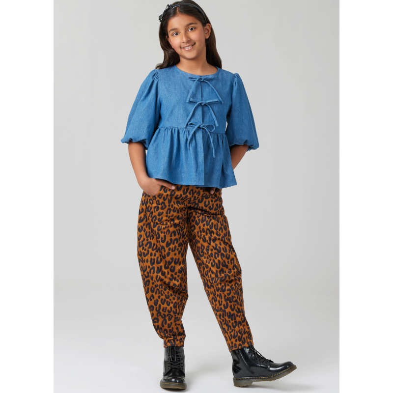 Patron McCall's 8618.K5 (8-14) - Top, robe et pantalon fille
