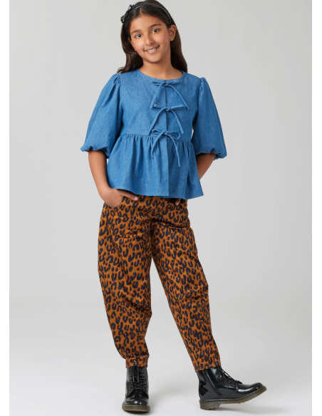Patron McCall's 8618.K5 (8-14) - Top, robe et pantalon fille