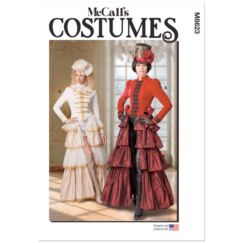 Patron McCall's 8623.U5 (44-52) - Costume femme rétro chic