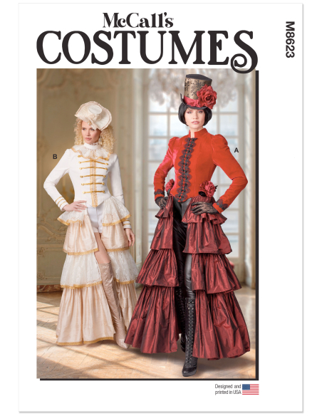 Patron McCall's 8623.U5 (44-52) - Costume femme rétro chic