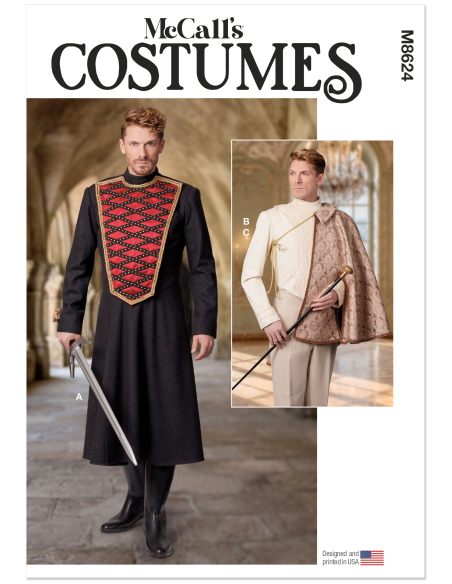 Patron McCall's 8624.BB (56-64) - Costume homme
