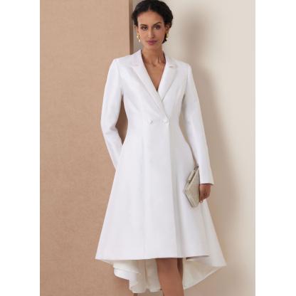 Patron Vogue 2125/P5 (40-48) - Manteau-robe double boutonnage 2