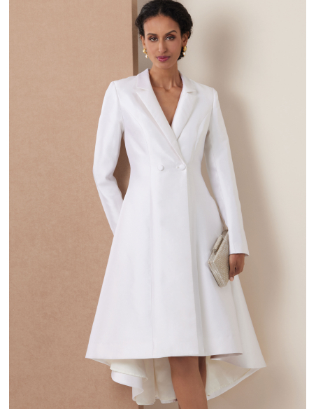 Patron Vogue 2125/P5 (40-48) - Manteau-robe double boutonnage