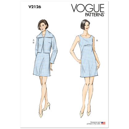 Patron Vogue 2126/D5 (32-40) - Ensemble veste & robe fourreau chic