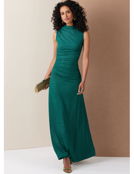 Patron Vogue 2128/Y5 (46-54) - Robe longue à drapé chic