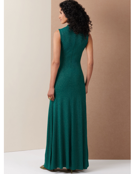 Patron Vogue 2128/Y5 (46-54) - Robe longue à drapé chic