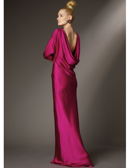Patron Vogue 2129/P5 (40-48) - Robe longue biaisée à dos drapé