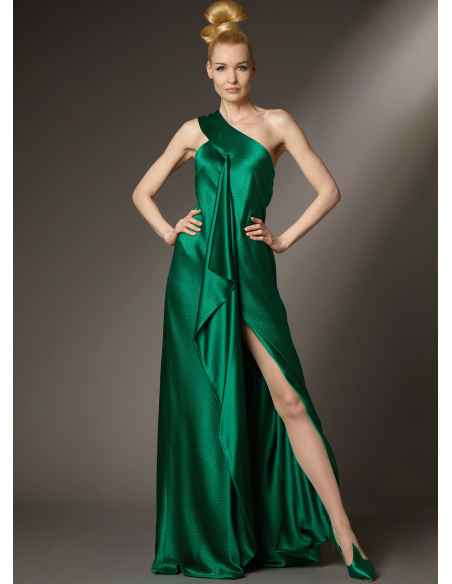 Patron Vogue 2130/R5 (40-50) - Robe une épaule coupe biaisée