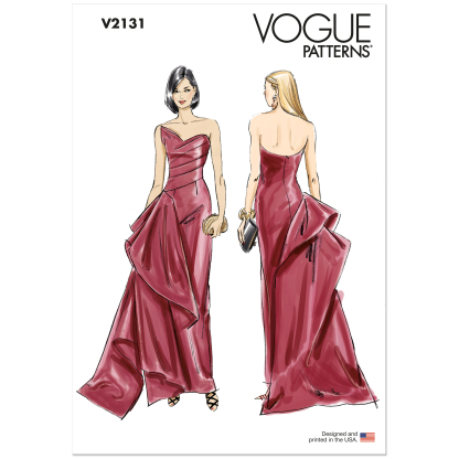 Patron Vogue 2131/H5 (34-42) - Robe bustier élégante