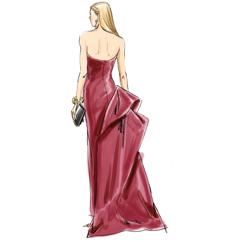 Patron Vogue 2131/H5 (34-42) - Robe bustier élégante