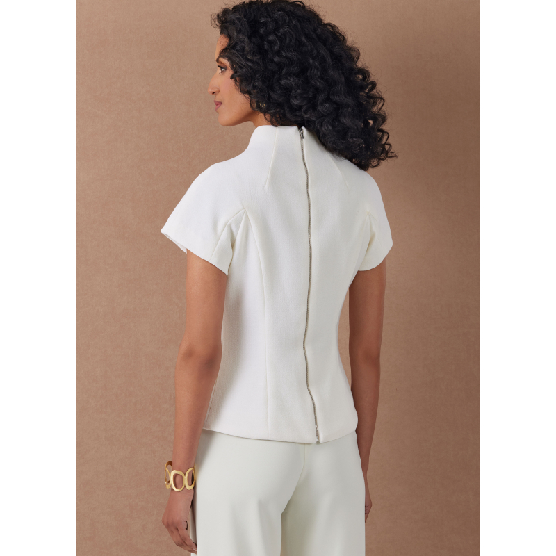 Patron Vogue 2134/H5 (34-42) - Top élégant à encolure entonnoir