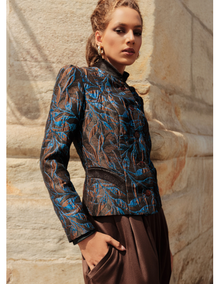 Patron Vogue 2135/H5 (34-42) - Veste doublée à boutons & découpes princesse