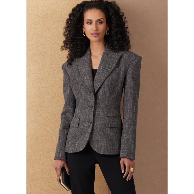 Patron Vogue 2136/B5 (36-44) - Veste structurée à épaules élargies
