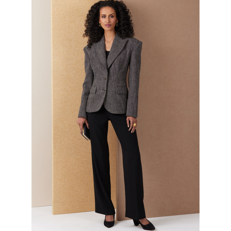 Patron Vogue 2136/Y5 (46-54) - Veste structurée à épaules élargies