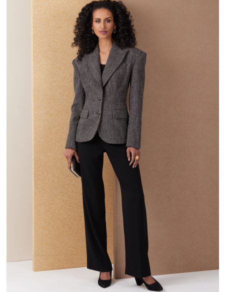 Patron Vogue 2136/Y5 (46-54) - Veste structurée à épaules élargies