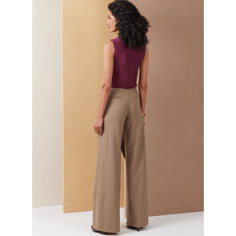 Patron Vogue 2138/H5 (34-42) - Pantalon à enroulement & poches passepoil