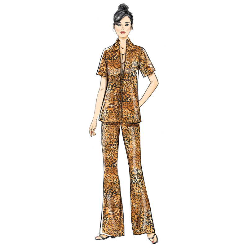 Patron Vogue 2140/U5 (44-52) - Tunique & pantalon