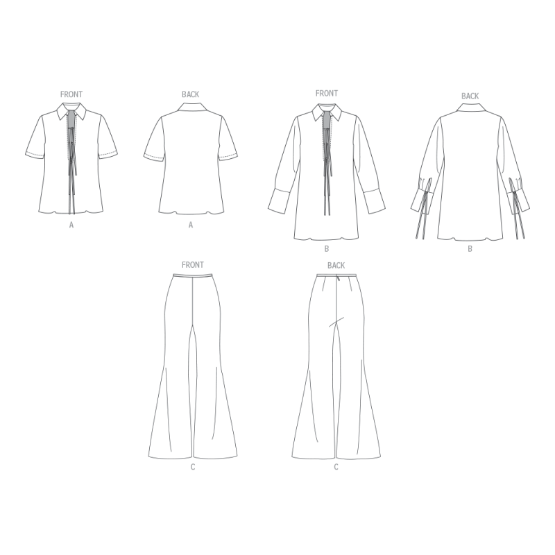 Patron Vogue 2140/U5 (44-52) - Tunique & pantalon