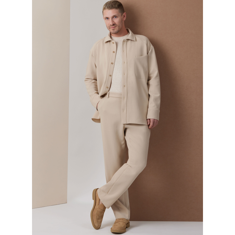 Patron Vogue 2142 BB (56-64) - Chemise & pantalon homme