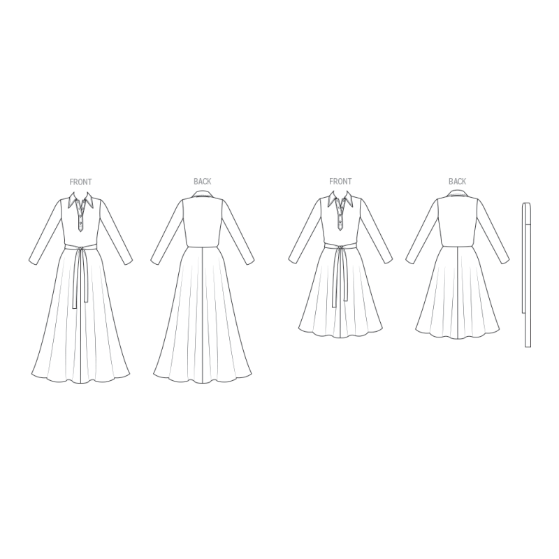 Patron Vogue 2143/B5 (36-44) - Robe femme « vintage DVF »