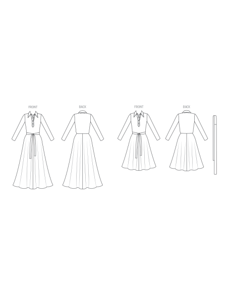 Patron Vogue 2143/B5 (36-44) - Robe femme « vintage DVF »