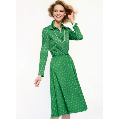 Patron Vogue 2143/Y5 (46-54) - Robe femme « vintage DVF » 2