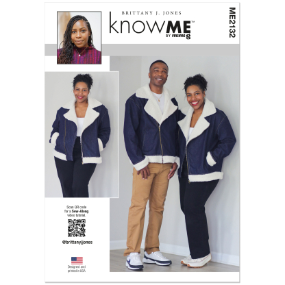 Patron KnowMe 2132.A (34-52) - Veste motard unisexe