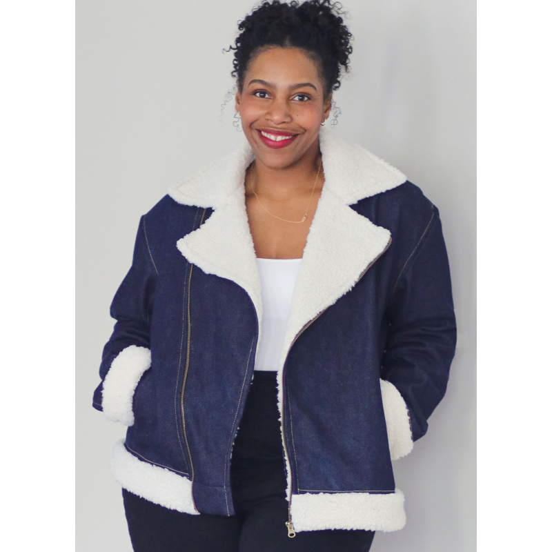 Patron KnowMe 2132.A (34-52) - Veste motard unisexe