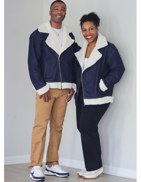 Patron KnowMe 2132.A (34-52) - Veste motard unisexe