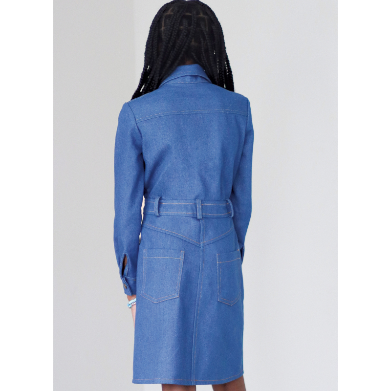 Patron KnowMe 2133.K5 (7-14) - Robe mi-longue à poches & ceinture