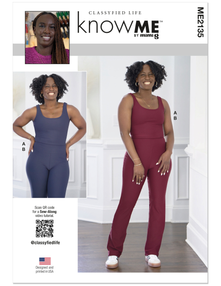 Patron KnowMe 2135.A (34-52) - Top court & Leggings flair
