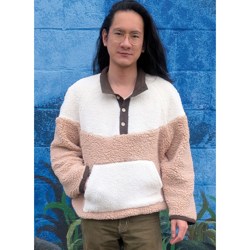 Patron KnowMe 2136.A (34-52) - Veste contrastée unisexe
