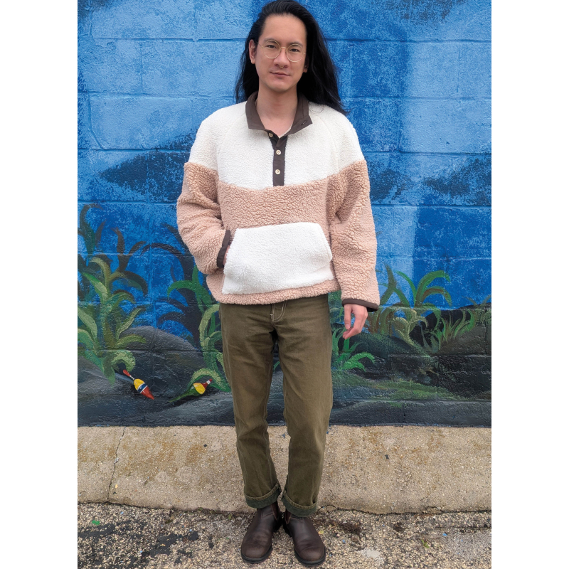 Patron KnowMe 2136.A (34-52) - Veste contrastée unisexe