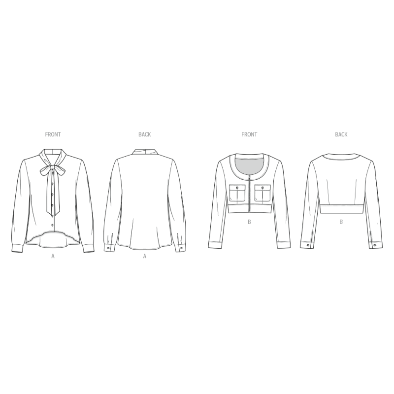 Patron KnowMe 2137.Y5 (46-54) - Blouse & veste stylée