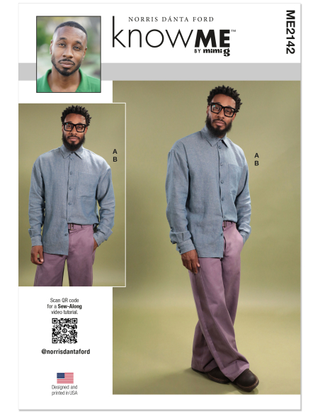 Patron KnowMe 2142.AA (46-54) - Chemise & jeans homme