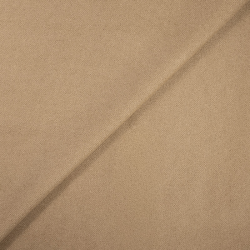 Drap de laine 100% laine sergé double épaisseur - Camel