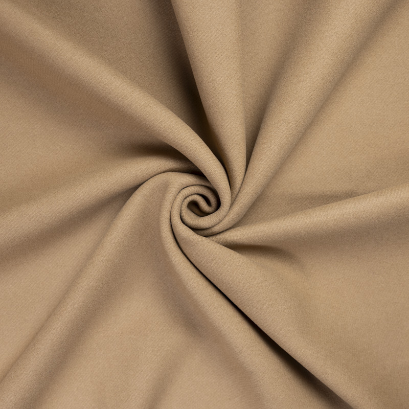 Drap de laine 100% laine sergé double épaisseur - Camel