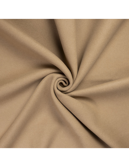 Drap de laine 100% laine sergé double épaisseur - Camel
