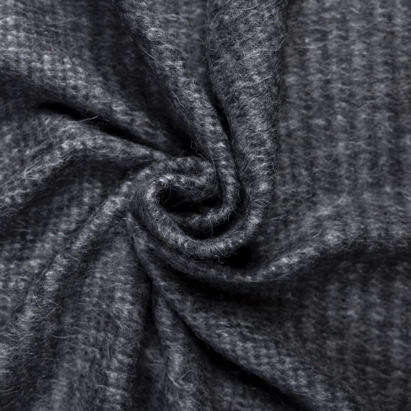 Tweed de laine à poils long - Prince de Galles